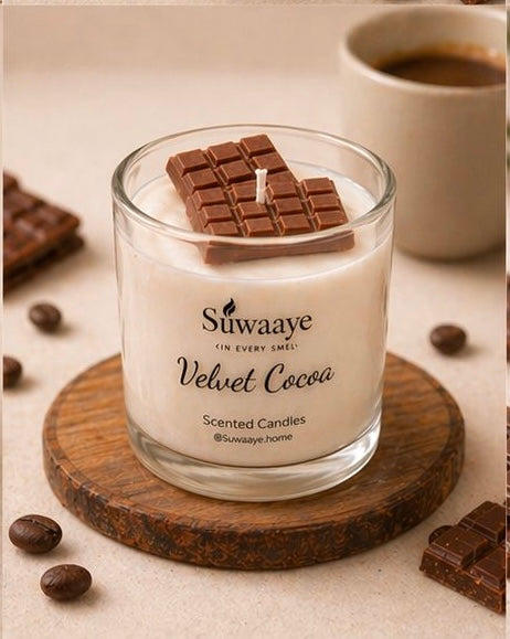Velvet Cocoa Candle - Choco Vanilla Scent