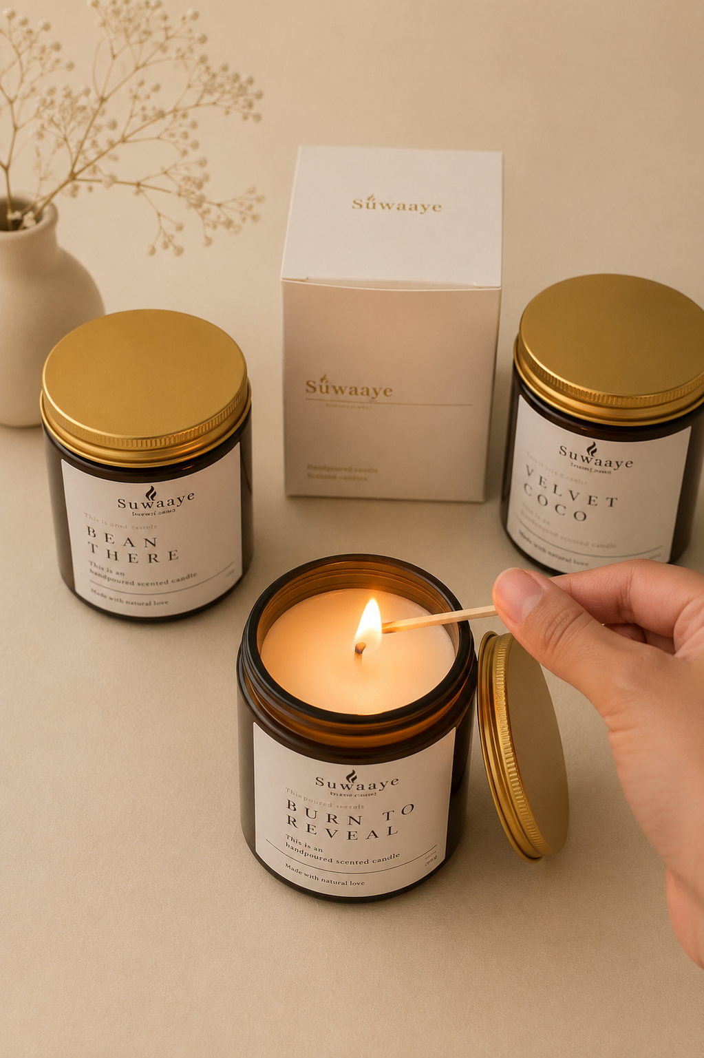 Burn To Reveal - Secret Message Candle