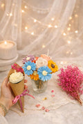 Mini Flower Candle Cones