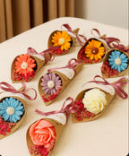Mini Flower Candle Cones